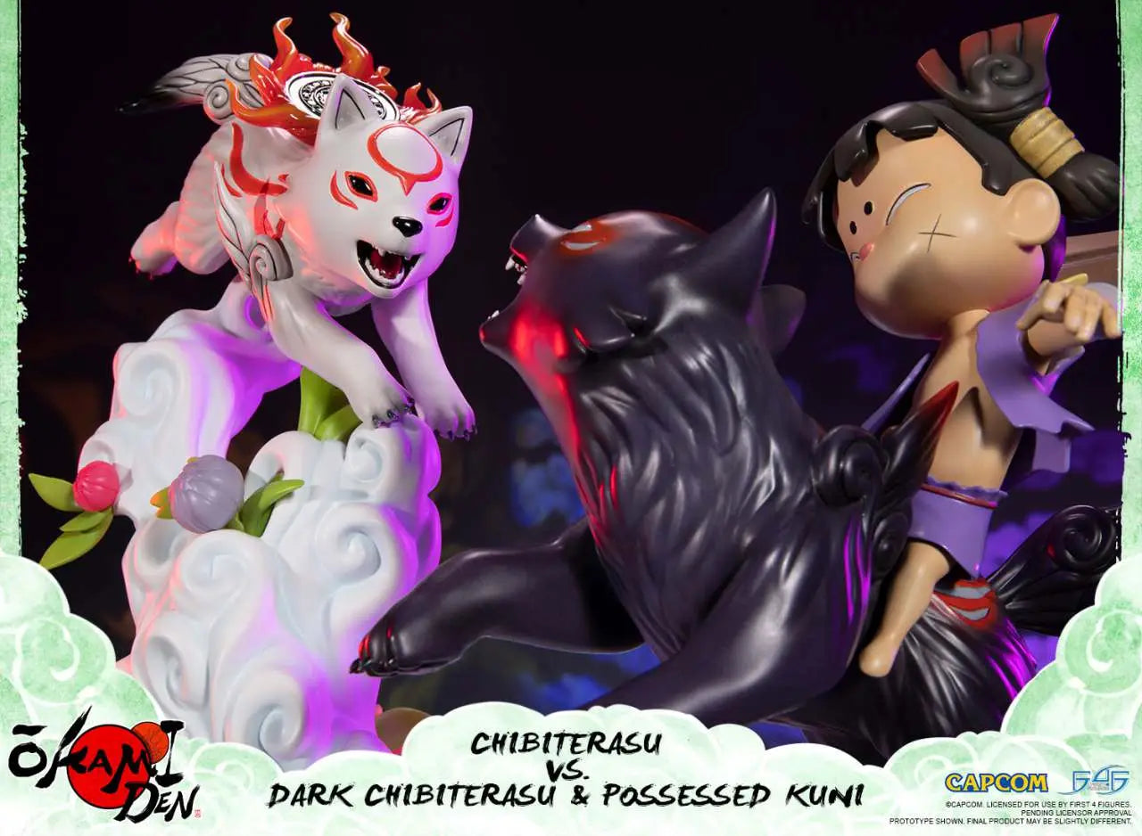 OKAMIDEN CHIBITERASU vs DARK CHIBITERASU Frikytopia