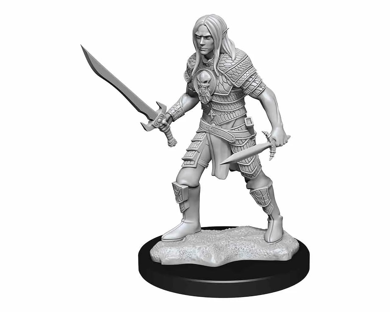 PATHFINDER DEEP CUT UNPAINTED MINIATURES - ELF MALE FIGHTER 3