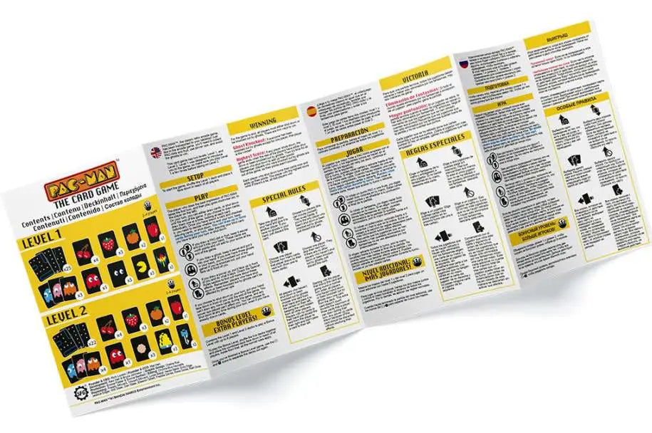 PAC MAN THE Carta GAME Caja (6)