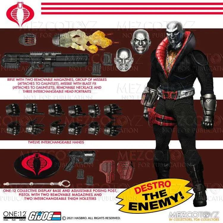 ONE 12 COLL GI JOE DESTRO Frikytopia