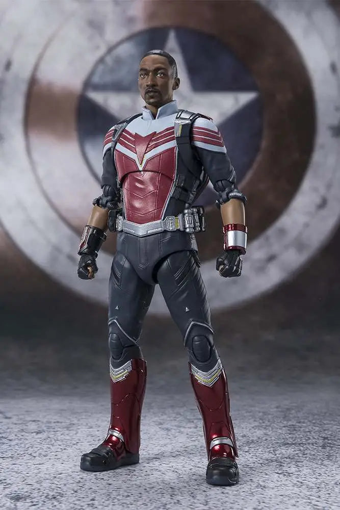 Figura tamashi nations falcon figura marvel the falcon and the winter soldier