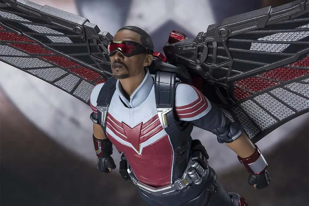 Figura tamashi nations falcon figura marvel the falcon and the winter soldier