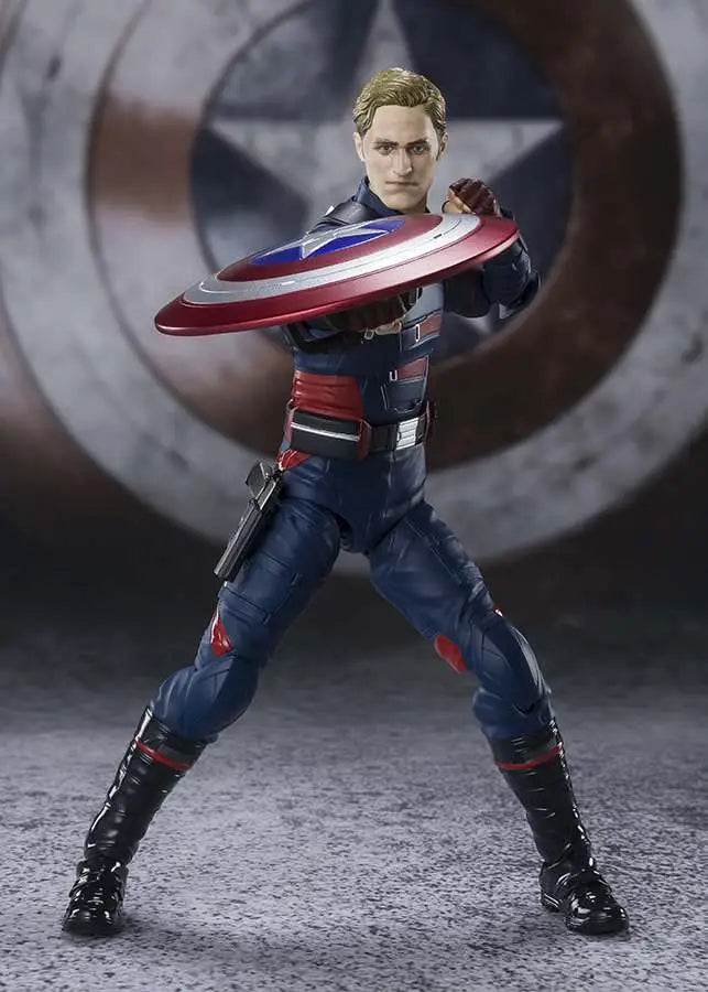 Figura tamashi nations capitan america john walker marvel the falcon and the winter soldier