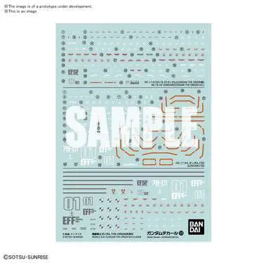 GUNDAM DECAL 123 GUNDAM ORIGIN MULTI 1 Frikytopia