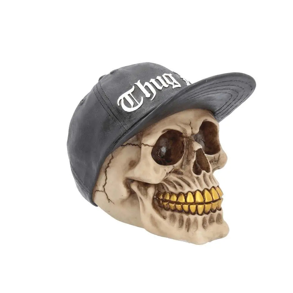 THUG LIFE SKULL ORNAMENT 16CM Frikytopia