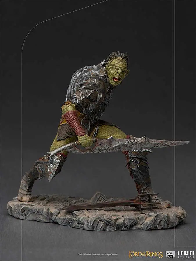 LOTR SWORDSMAN ORC 1/10 ART STATUE Frikytopia