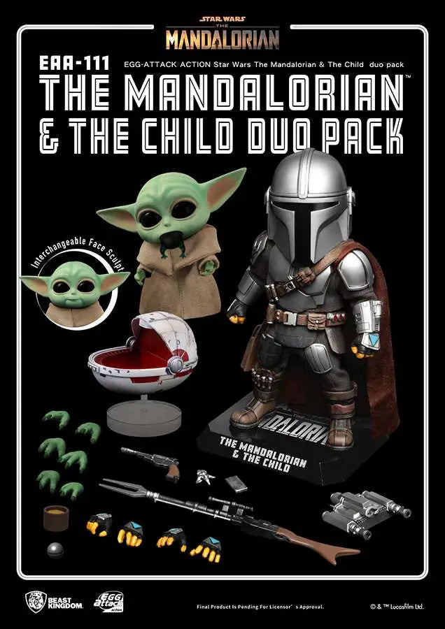 SW EGG AA MANDALORIAN & THE CHILD DUO PK Frikytopia