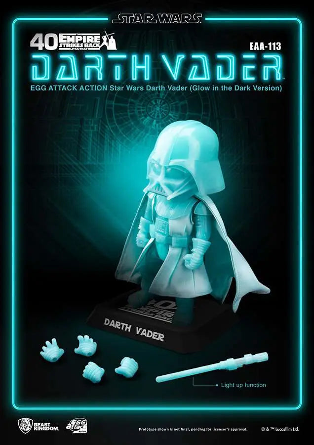 SW EGG AA DARTH VADER GLOW I/T DARK VER Frikytopia