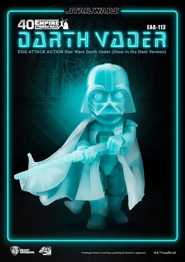 SW EGG AA DARTH VADER GLOW I/T DARK VER