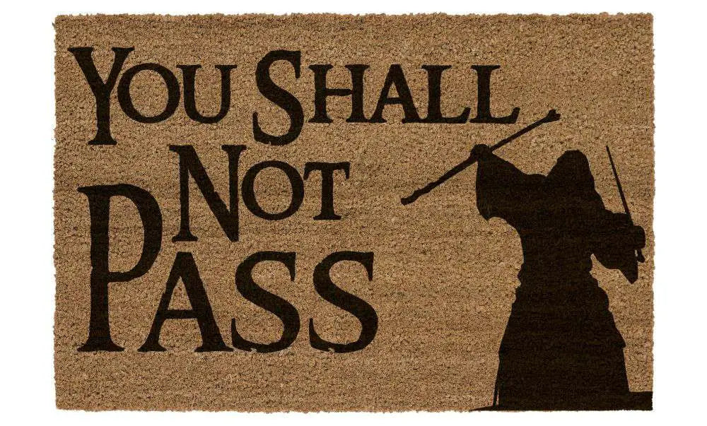 Felpudo You Shall Not Pass El Señor de los Anillos