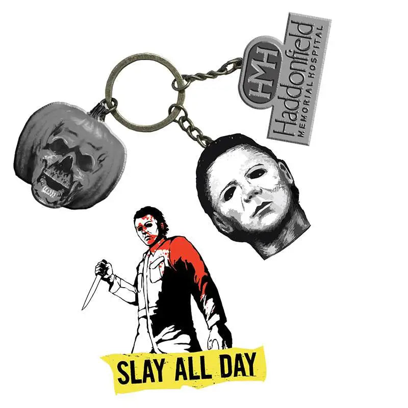 HALLOWEEN 2 CHS KEYCHAIN+PIN SET Frikytopia