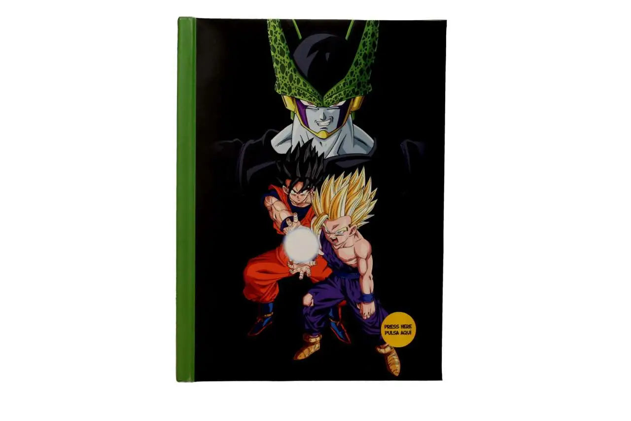 Cuaderno A5 Cell Final Battle Dragon Ball Z con Luz