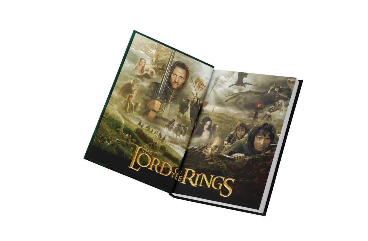 Cuaderno A5 One Ring To Rule Them All El Señor de los Anillos con luz