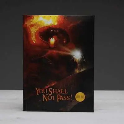 LOTR YOU SHALL NOT PASS NOTEBOOK W/LIGHT Frikytopia