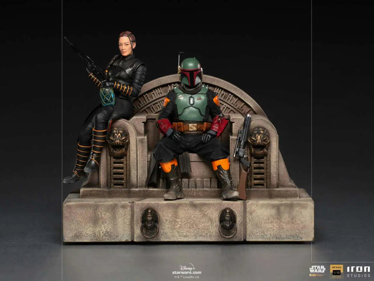 MANDALORIAN BOBAFETT AND FENNEC DLX 1/10 Frikytopia