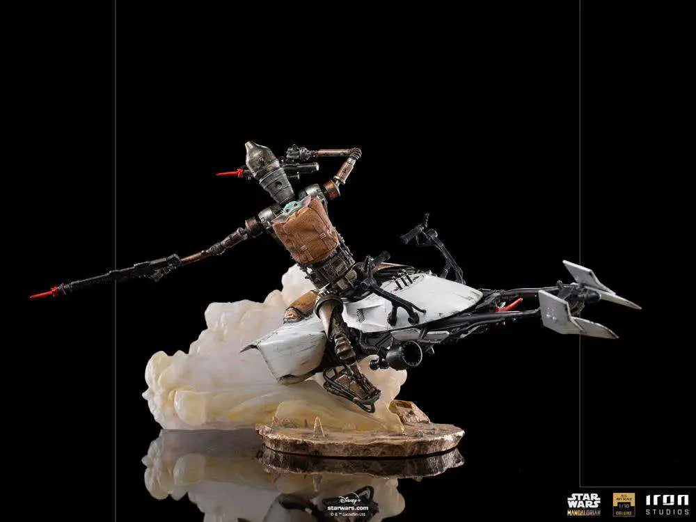 MANDALORIAN IG-11 AND CHILD 1/10  STATUE Frikytopia