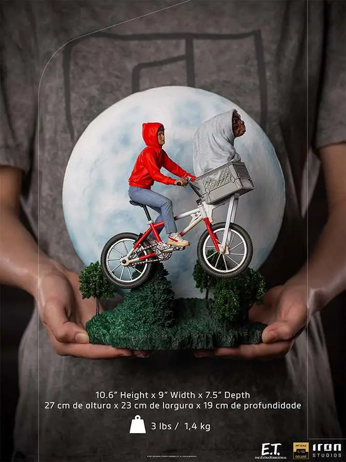 E.T. El Extraterrestre Estatua 1/10 Deluxe Art Scale E.T. & Elliot 27 cm