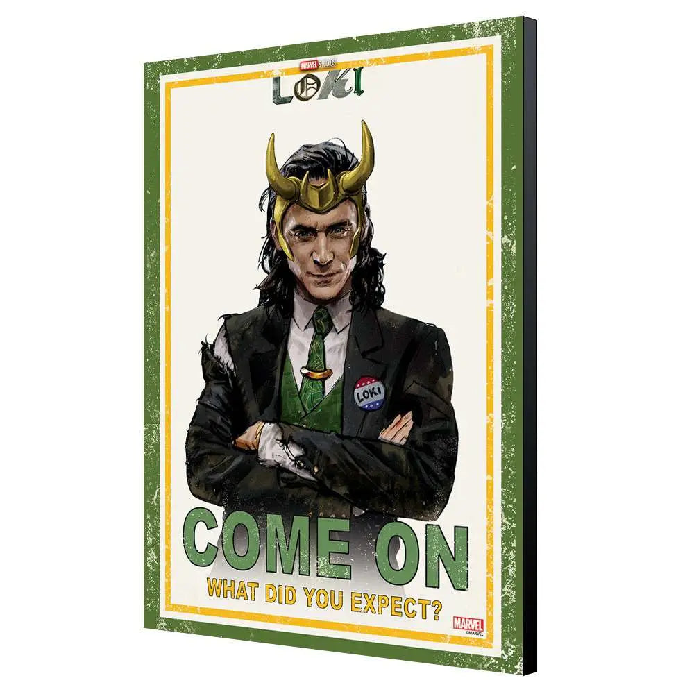 LOKI WHAT DID YOU EXPECT WOOD PANEL Frikytopia