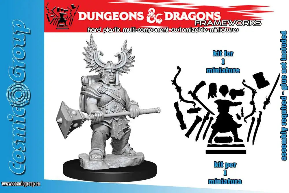 D&D FRAMEWORKS-DWARF BARBARIAN FEMALE Frikytopia
