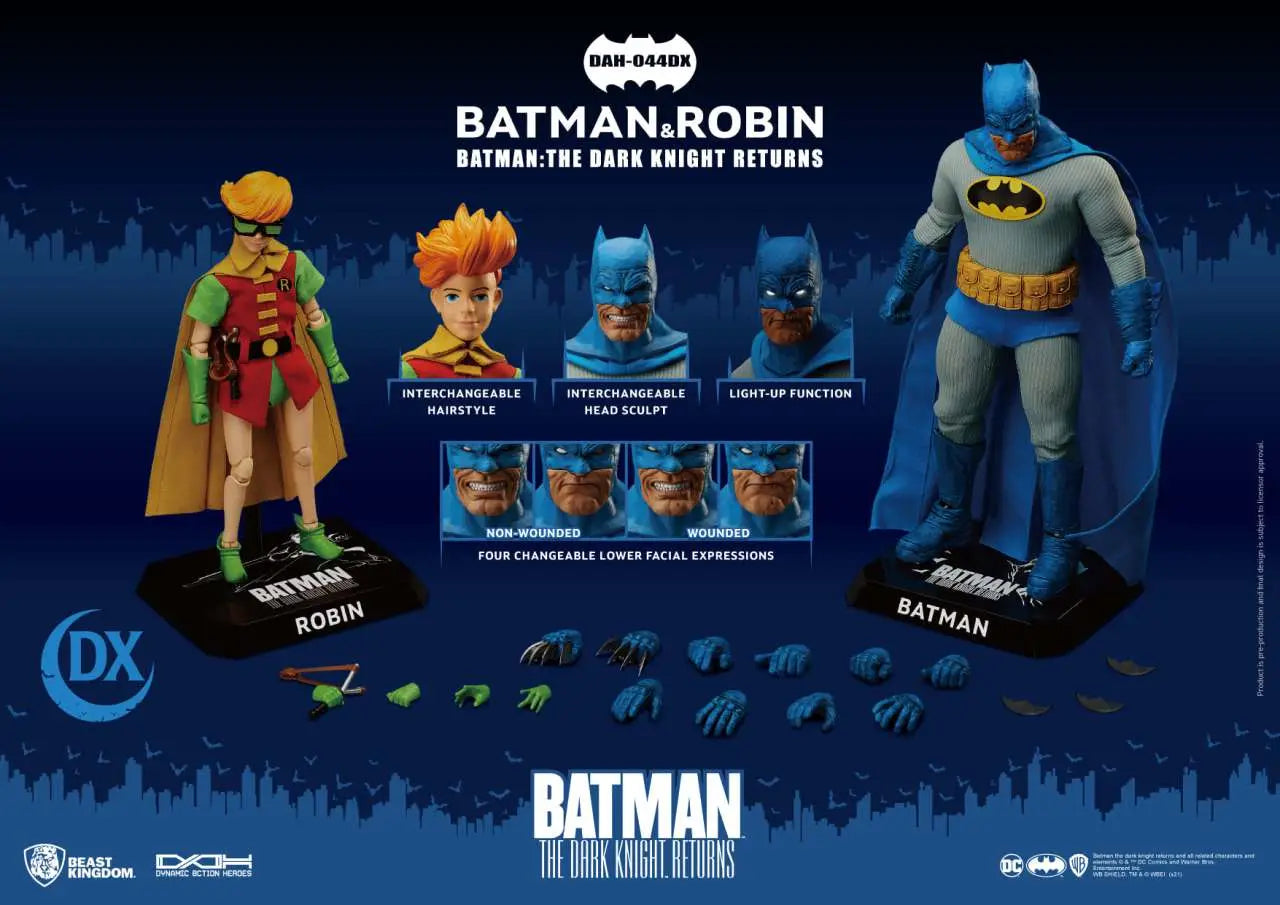 THE DARK KNIGHT RETURNS BATMAN/ROBIN 2PK Frikytopia