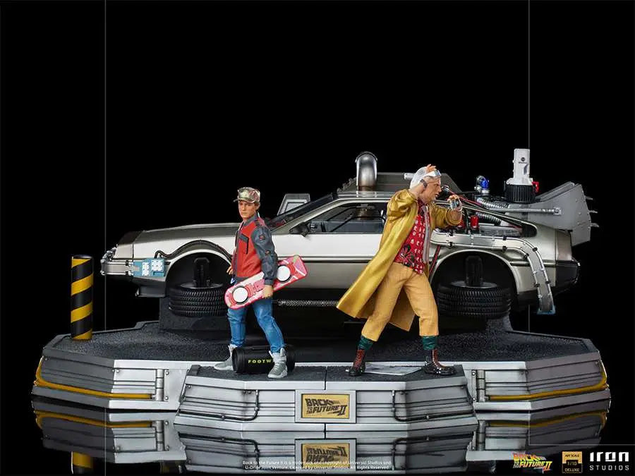 BTTF 2 DELOREAN FULL DLX SET 1/10 ART ST Frikytopia
