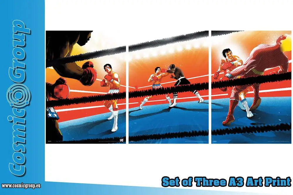 ROCKY OFFICIAL ART PRINT SET A3 SIZE Frikytopia