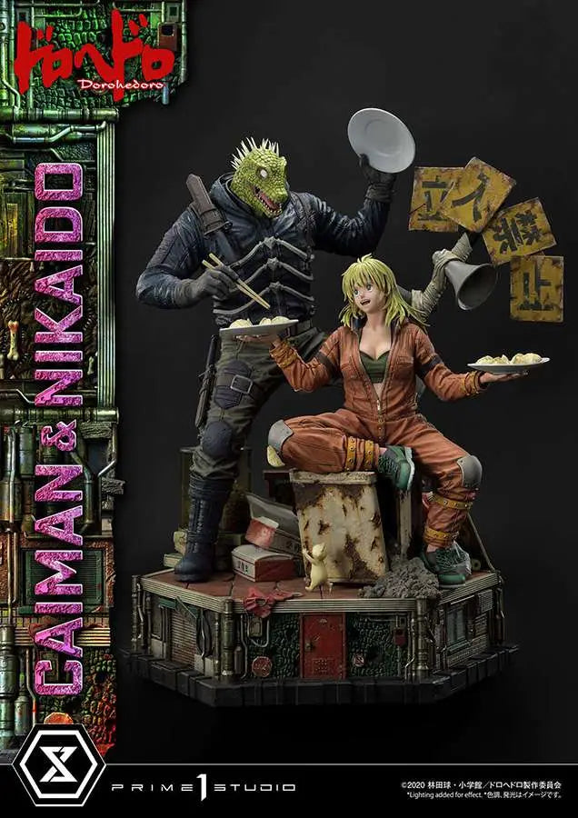 DOROHEDORO CAIMAN & NIKAIDO STATUE Frikytopia