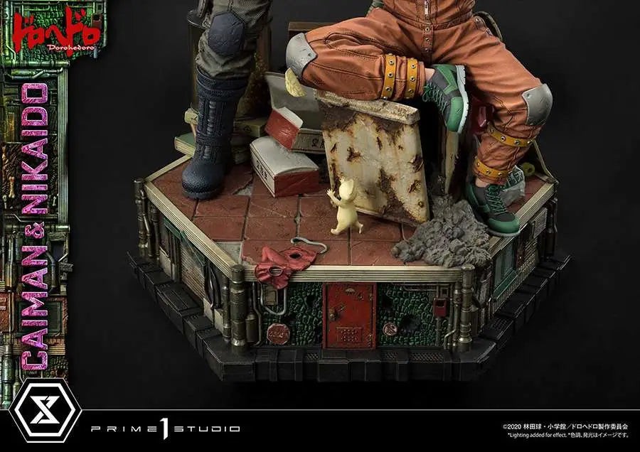 DOROHEDORO CAIMAN & NIKAIDO STATUE