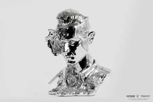 TERMINATOR T-1000 LIQUID METAL ART MASK