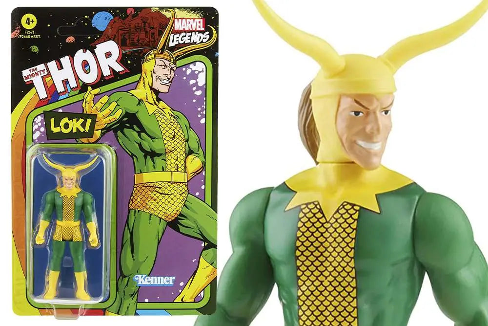 MARVEL LEGENDS RETRO LOKI AF Frikytopia