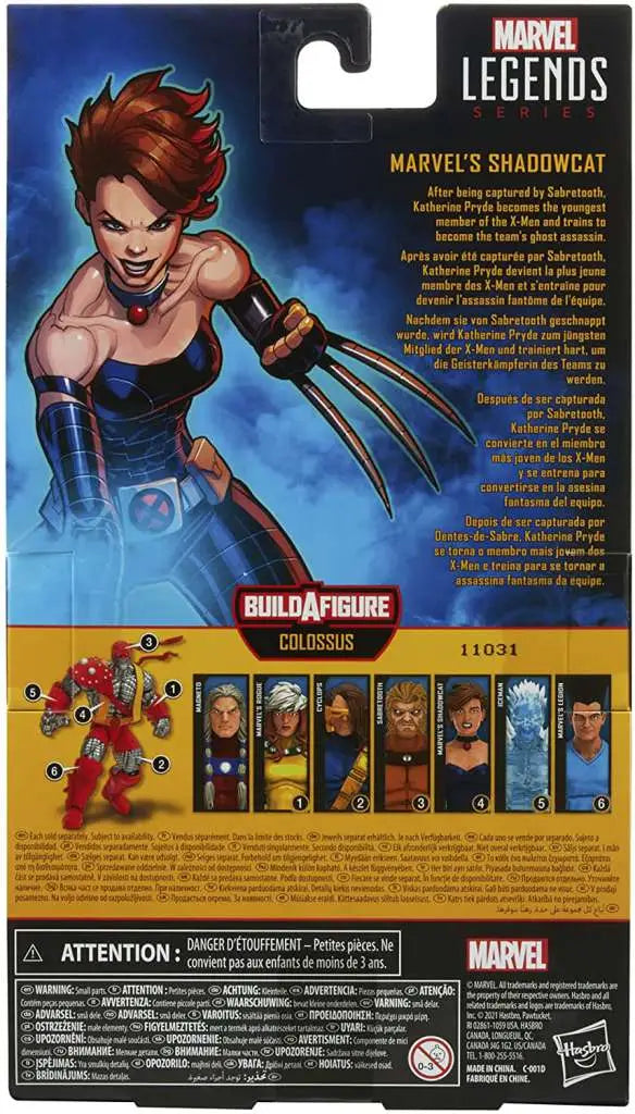 Figura hasbro shadowcat 15 cm marvel legends x men