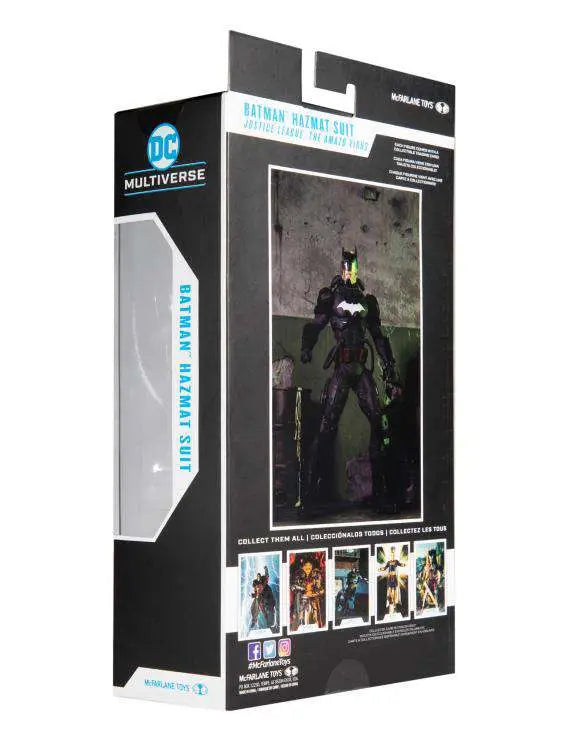 Figura mcfarlane toys dc multiverse batman hazmat suit gold label