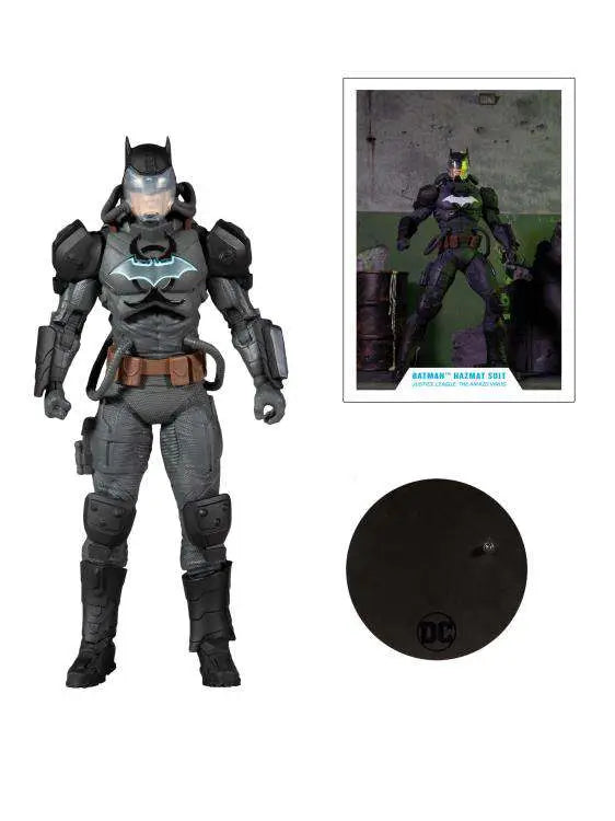 Figura mcfarlane toys dc multiverse batman hazmat suit gold label