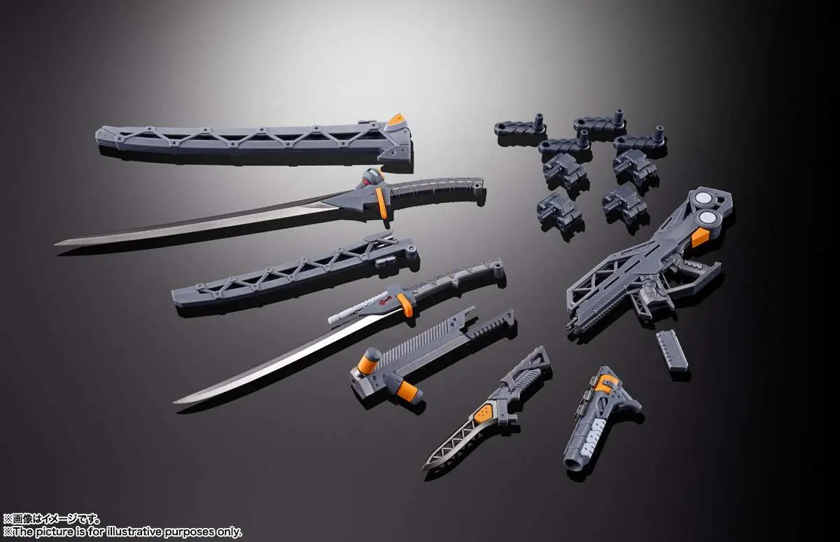 Weapon set for evangelion neon genesis evangelion metal build