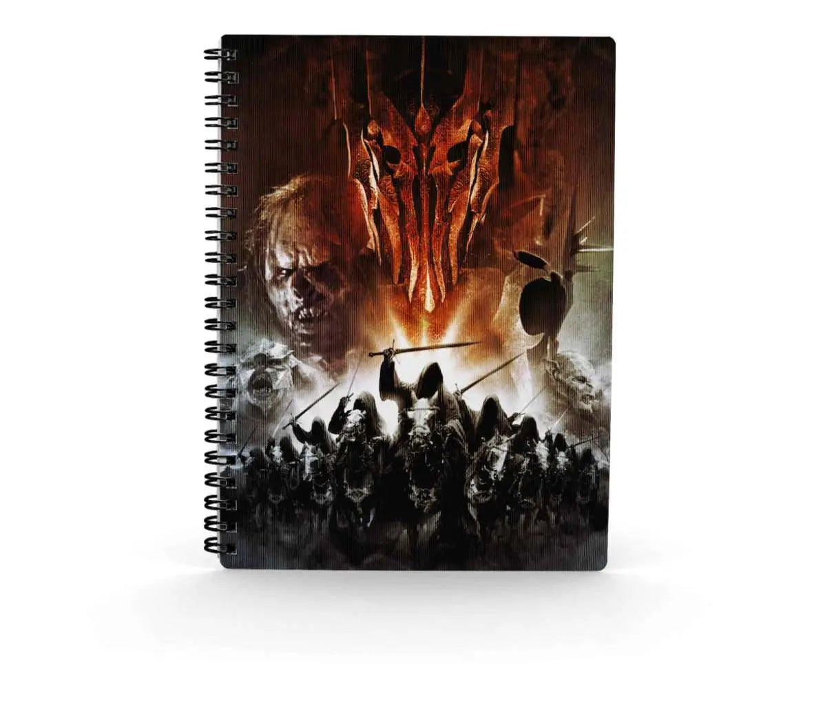 Libreta efecto 3d sd toys el senor de los anillos ejercito de mordor