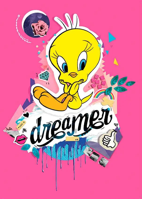 Libreta efecto 3d sd toys looney tunes piolin dreamer