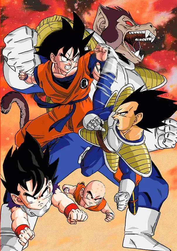 Dragon Ball Z Libreta Efecto 3D Goku Vs Vegeta
