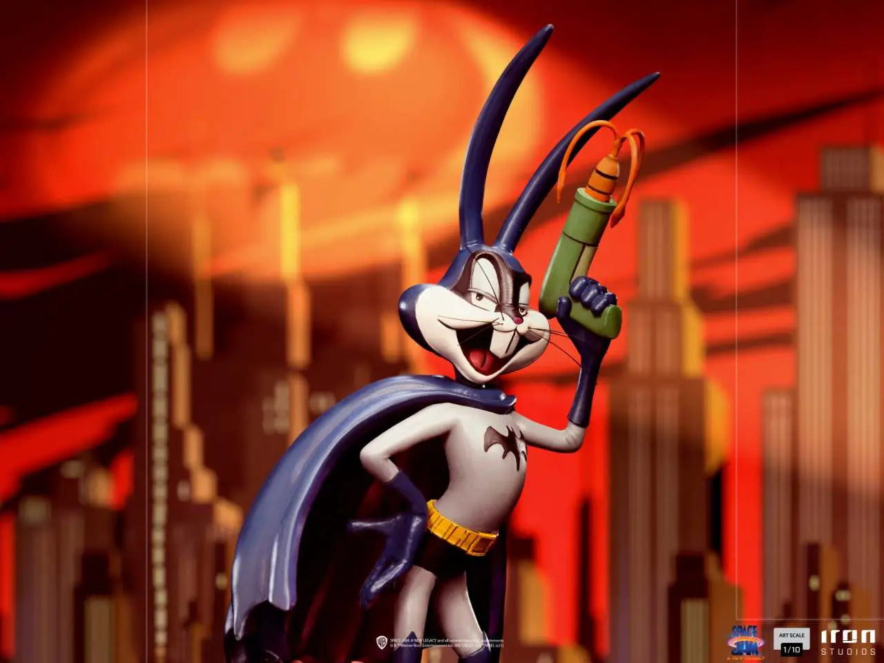 SPACE JAM 2 BUGS BUNNY BATMAN 1/10 STAT Frikytopia