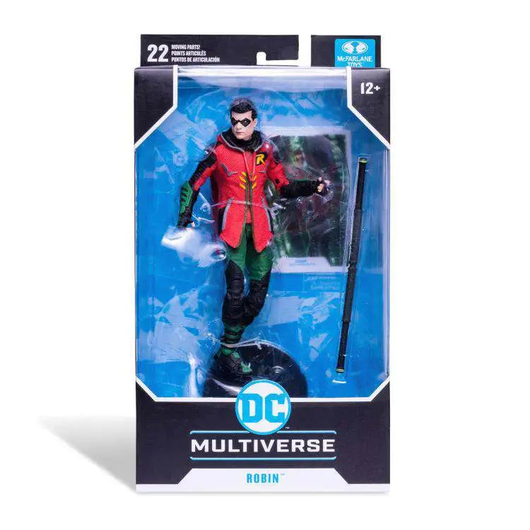 Figura mcfarlane toys dc comics gotham knights robin