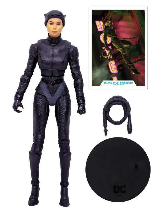 Figura mcfarlane toys dc batman catwoman unmasked