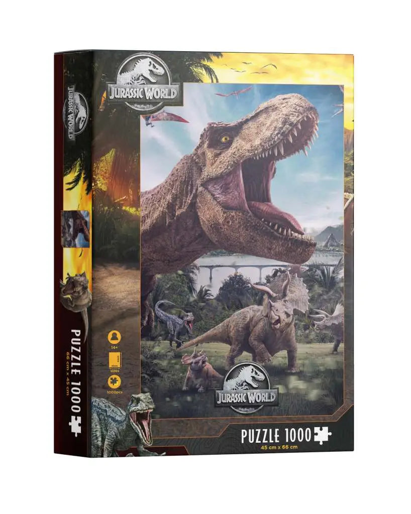 JURASSIC WORLD Póster TREX 1000PCS PUZZL