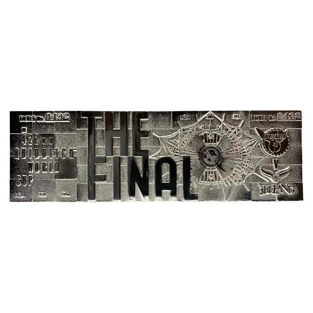 HP QUIDDITCH WORLD CUP TICKET SILVER PL.