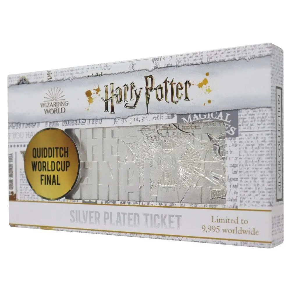 HP QUIDDITCH WORLD CUP TICKET SILVER PL.