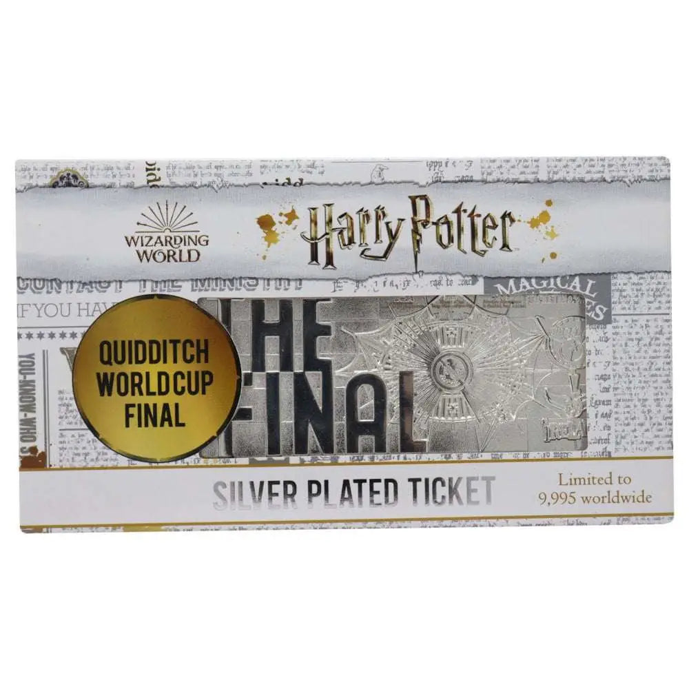 HP QUIDDITCH WORLD CUP TICKET SILVER PL.