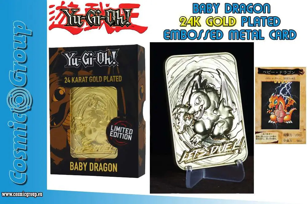 YU-GI-OH!LTD ED 24K GOLD-BABY DRAGON Frikytopia
