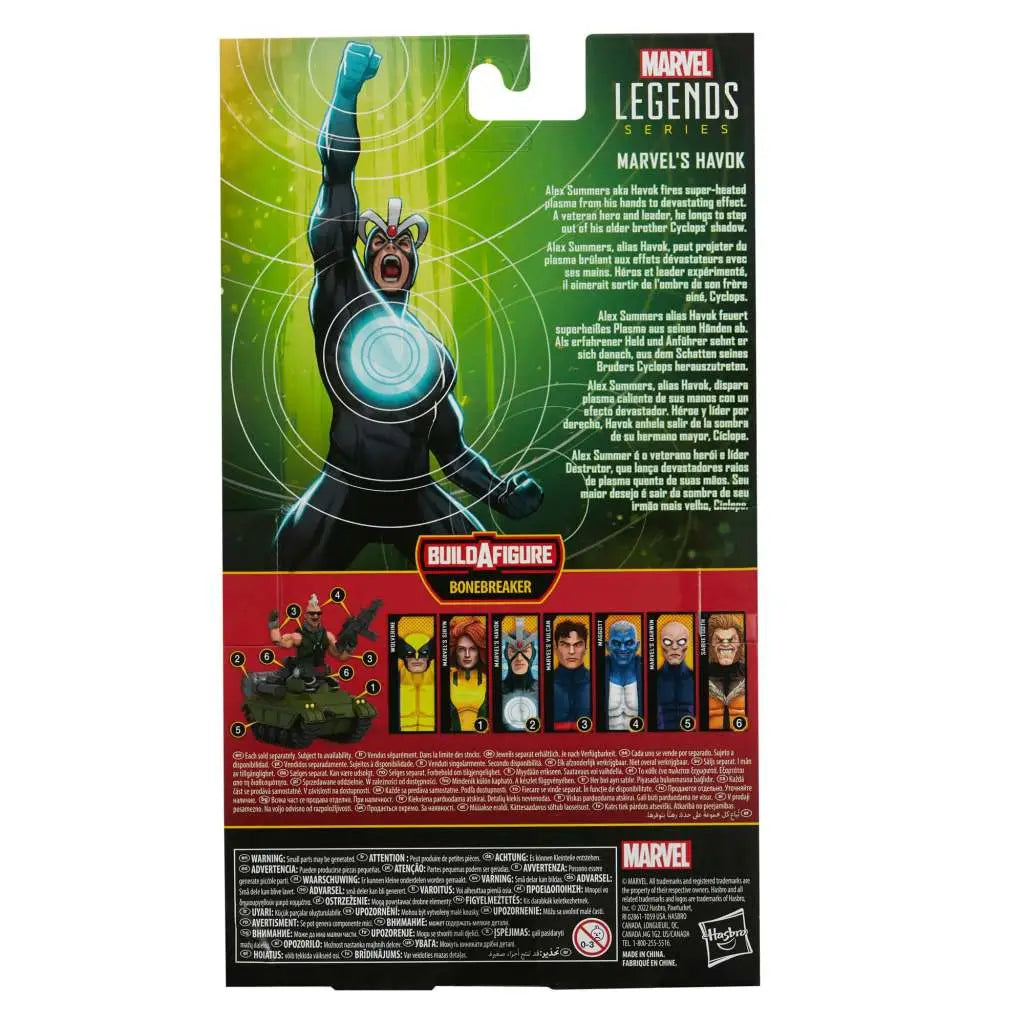 Figura hasbro havok 15 cm x men marvel legends
