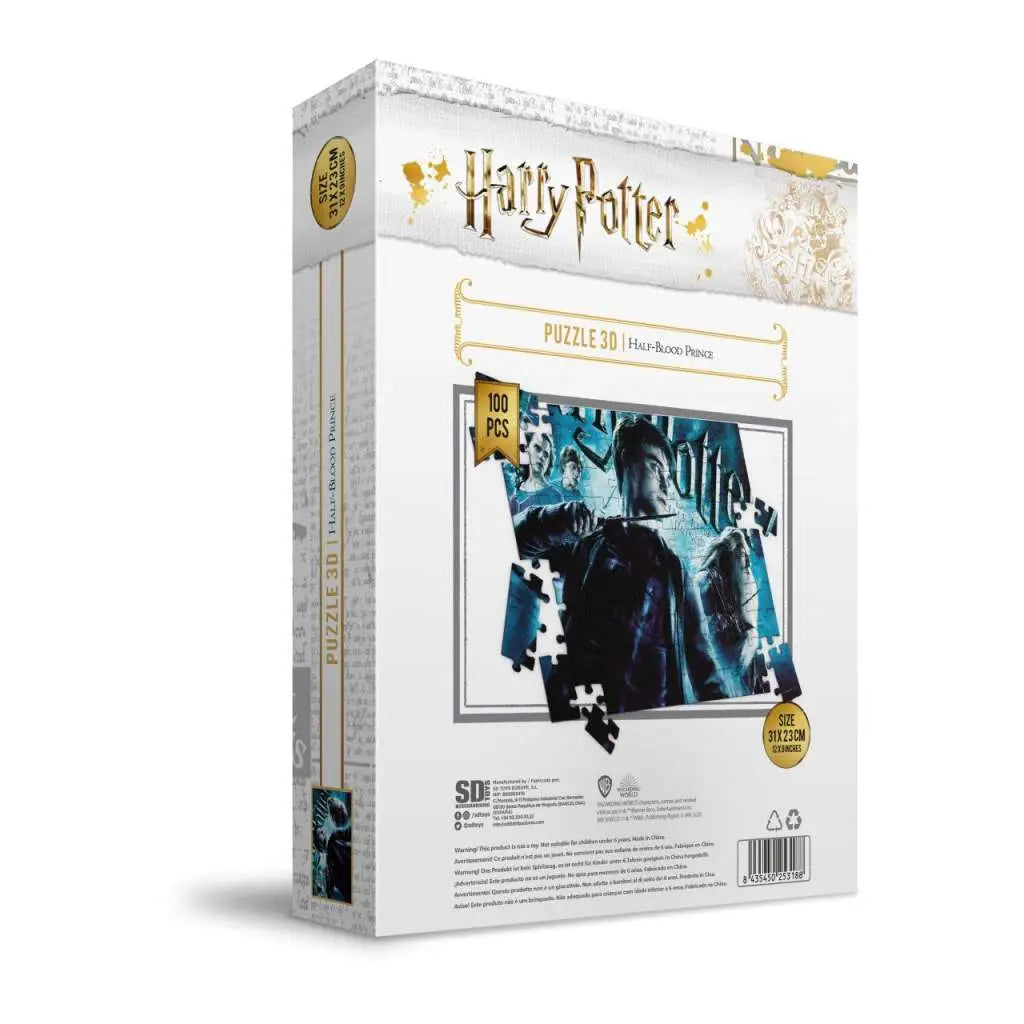 Puzzle Efecto 3D Harry Potter y el Misterio del Principe Harry Potter 100pzs