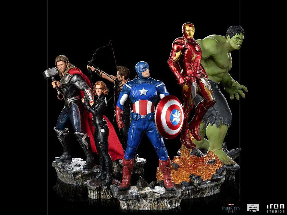 The Infinity Saga Estatua BDS Art Scale 1/10 Captain America Battle of NY 23 cm