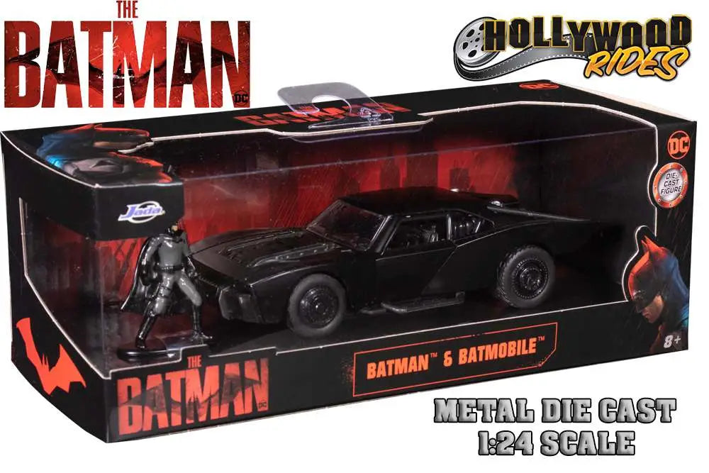 BATMAN 2022 BATMOBILE & BATMAN 1/24 DIE-CAST MODEL Frikytopia