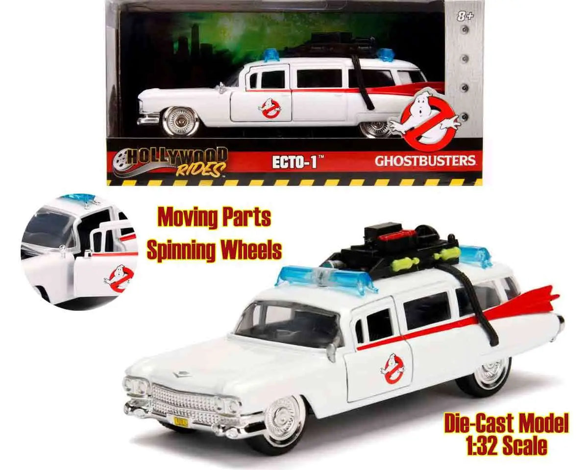 GHOSTBUSTERS ECTO 1 1/32 DIE-CAST MODEL Frikytopia